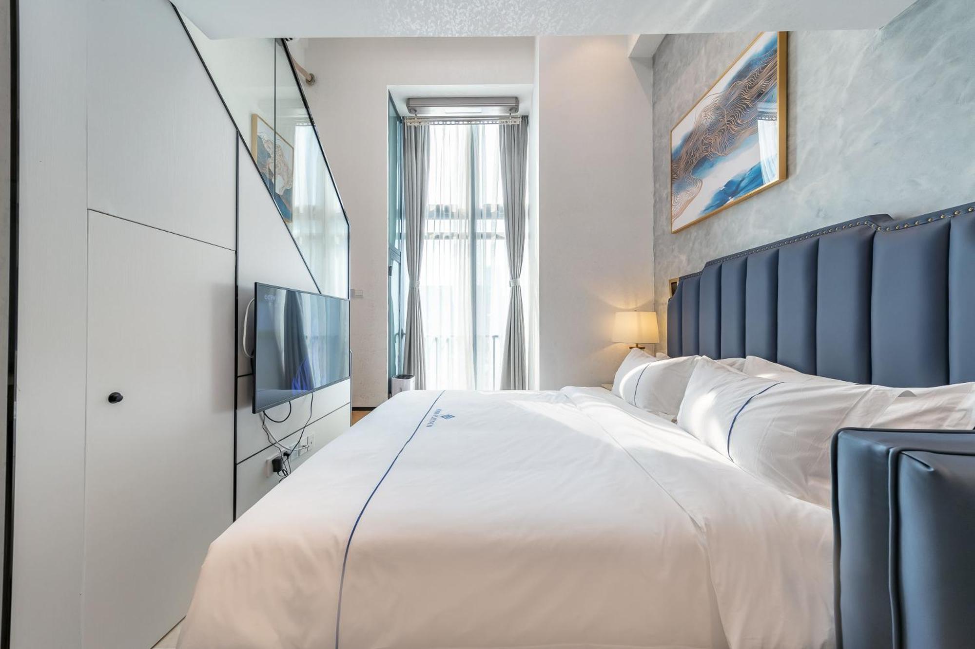 Boruisi Plaza Residence Apartment - Shenzhen Futian Convention & Exhibition Center Bagian luar foto