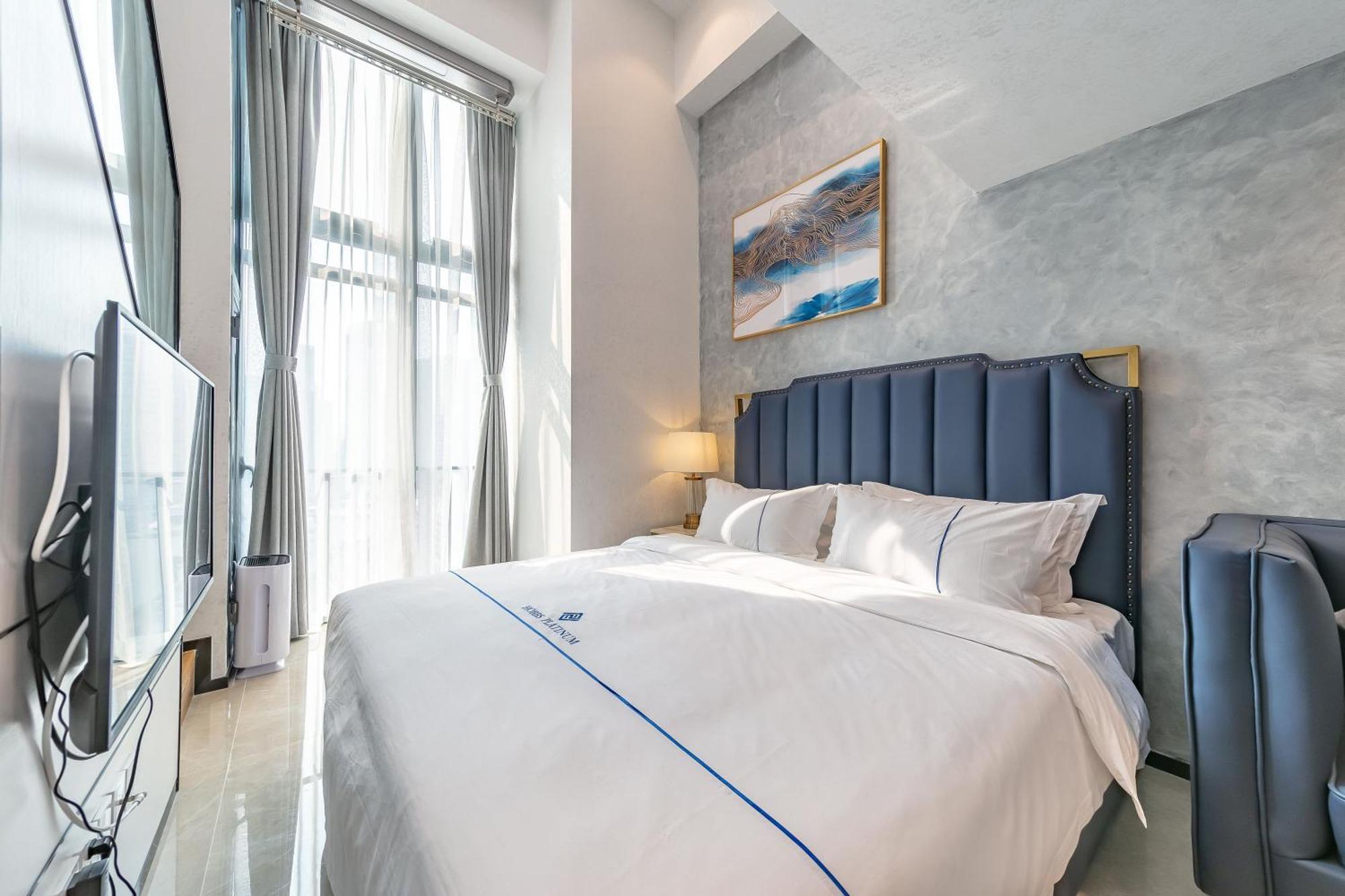 Boruisi Plaza Residence Apartment - Shenzhen Futian Convention & Exhibition Center Bagian luar foto
