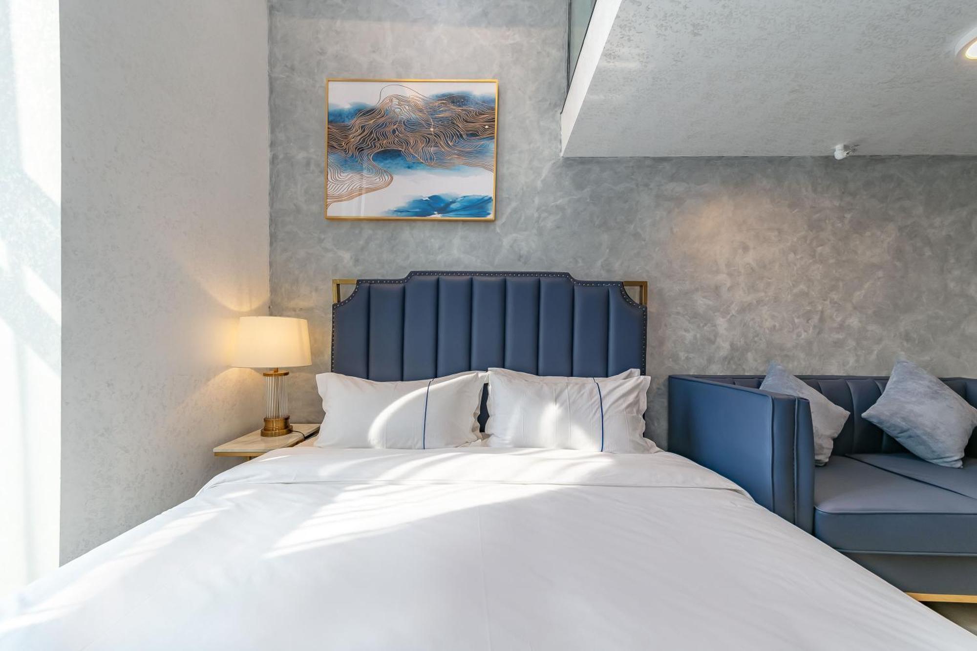 Boruisi Plaza Residence Apartment - Shenzhen Futian Convention & Exhibition Center Bagian luar foto