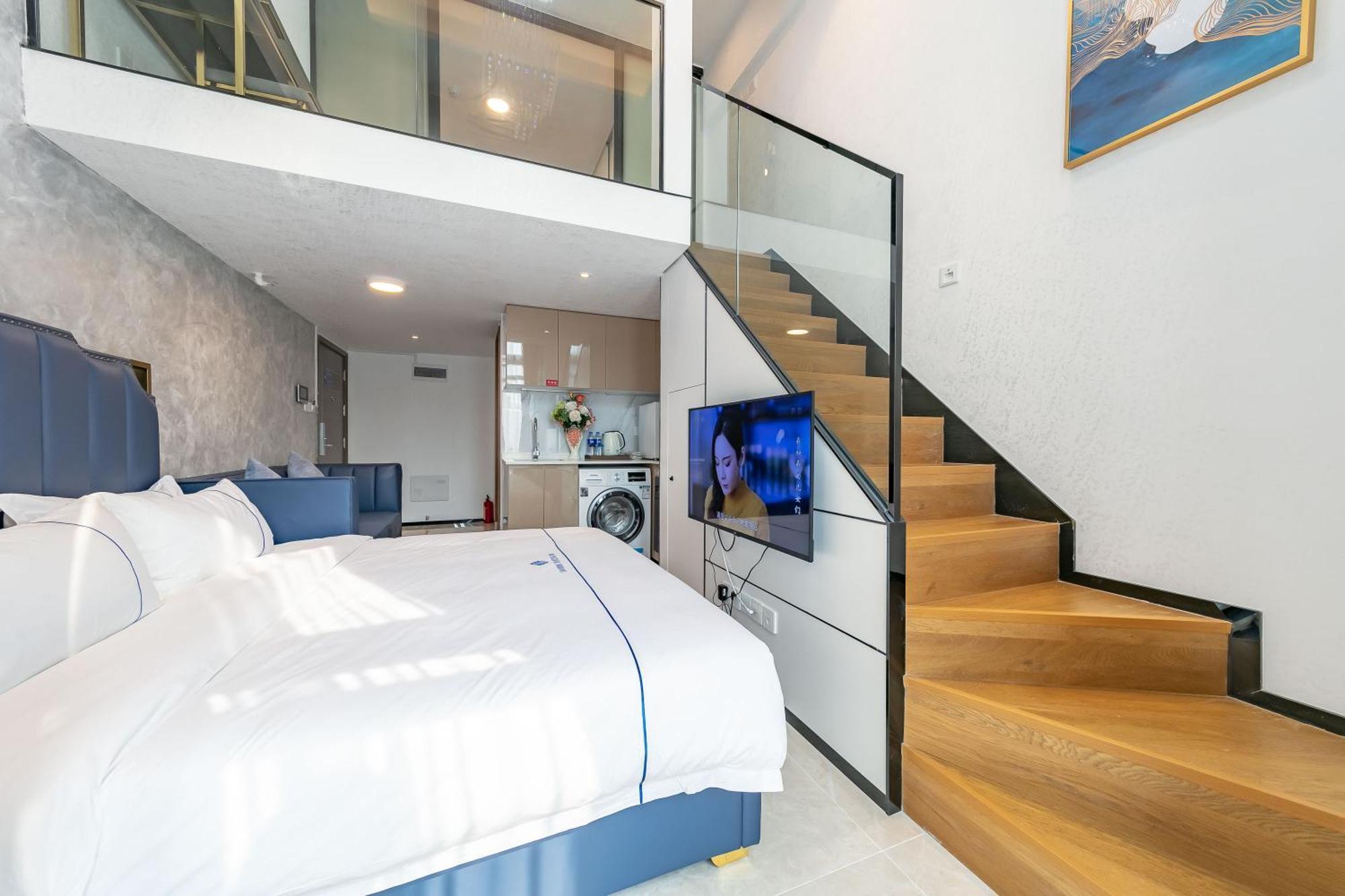 Boruisi Plaza Residence Apartment - Shenzhen Futian Convention & Exhibition Center Bagian luar foto