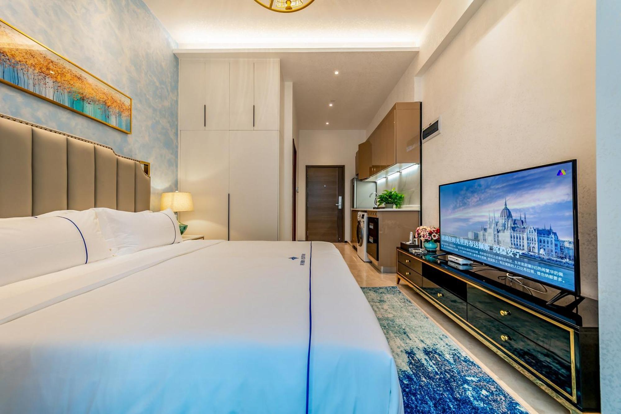 Boruisi Plaza Residence Apartment - Shenzhen Futian Convention & Exhibition Center Bagian luar foto