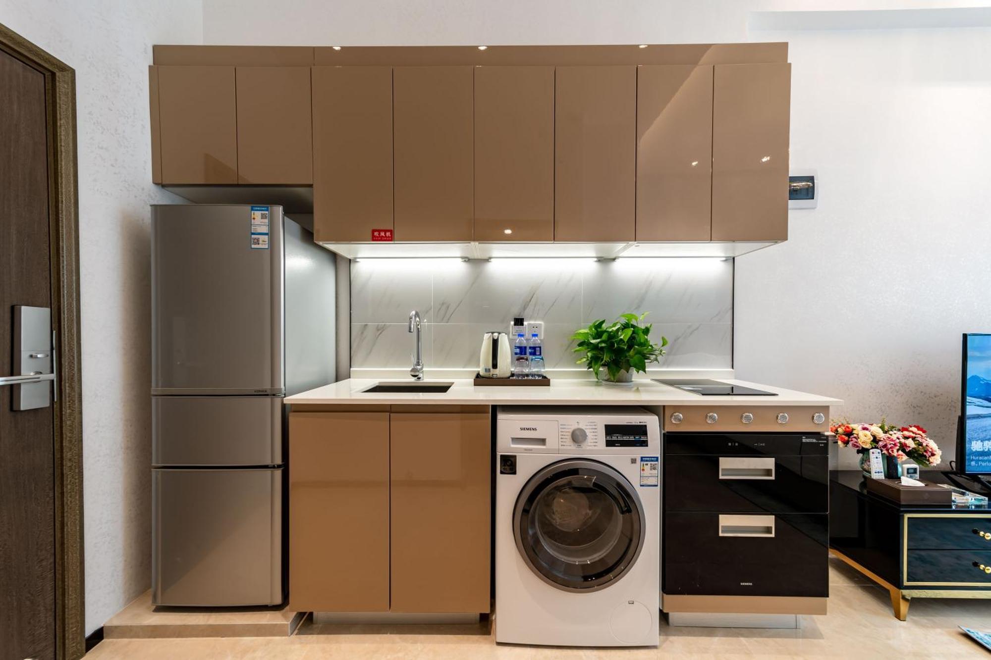 Boruisi Plaza Residence Apartment - Shenzhen Futian Convention & Exhibition Center Bagian luar foto