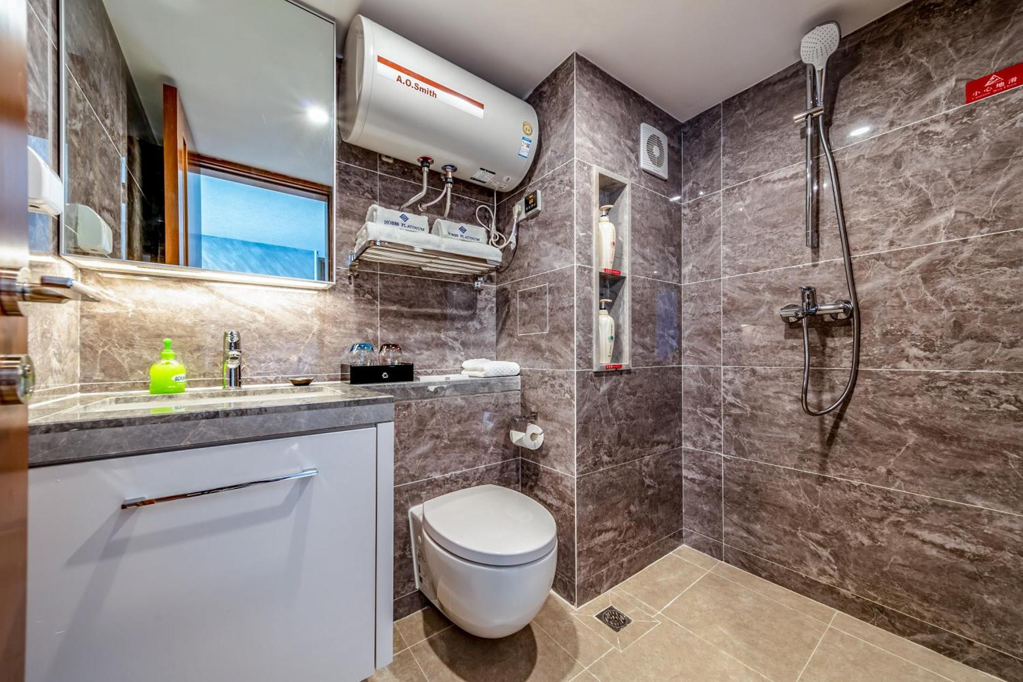Boruisi Plaza Residence Apartment - Shenzhen Futian Convention & Exhibition Center Bagian luar foto