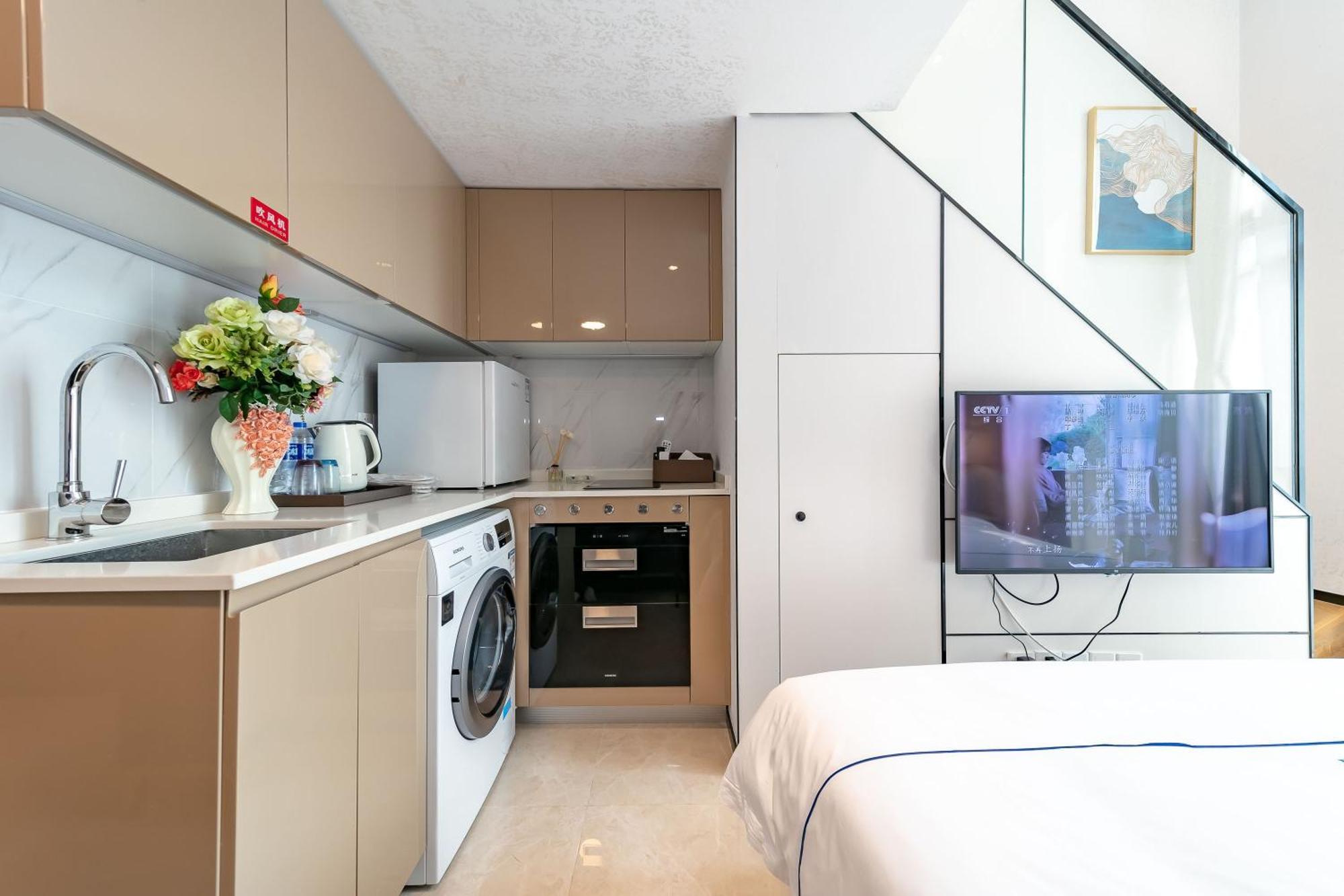 Boruisi Plaza Residence Apartment - Shenzhen Futian Convention & Exhibition Center Bagian luar foto