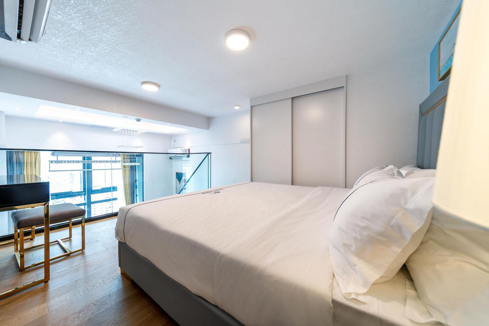 Boruisi Plaza Residence Apartment - Shenzhen Futian Convention & Exhibition Center Bagian luar foto