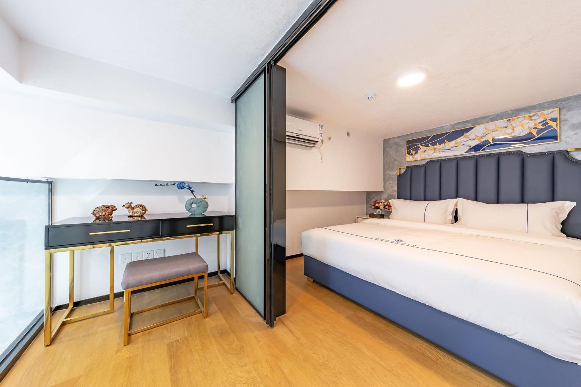 Boruisi Plaza Residence Apartment - Shenzhen Futian Convention & Exhibition Center Bagian luar foto